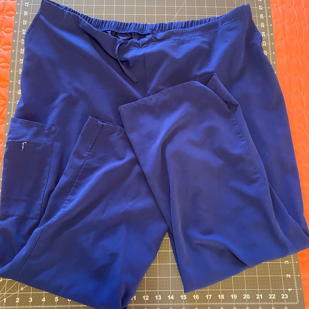 3XL Petite Blue Jockey Scrub Pants